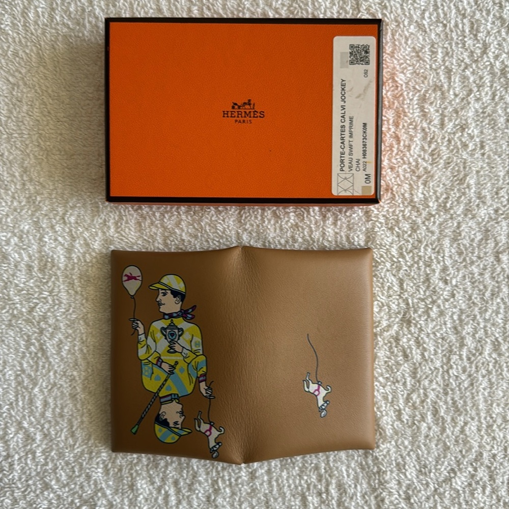 Hermes Swift Jockey Calvi Card Case Holder - Picture 8 of 16
